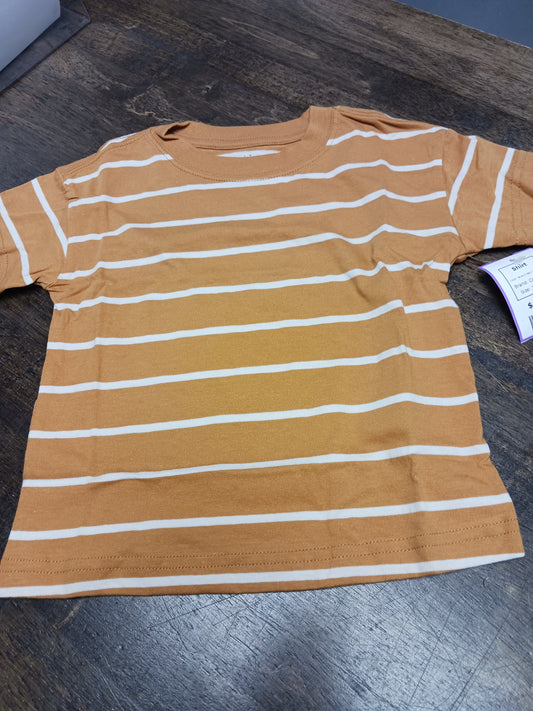 Yellow/Cream Striped Carters Shirt, 18M B