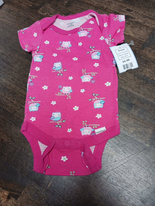 Pink Owl Gerber Onesie, 3M G