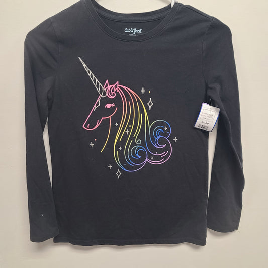 Black Cat & Jack Long Sleeve Unicorn shirt 10/12, 10 G