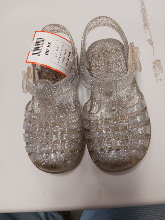 Clear Cat & Jack Sandals, 7 G