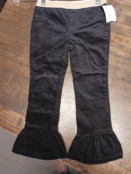 black Crown & Ivy Kids Velvet Flare Pants, 3T G