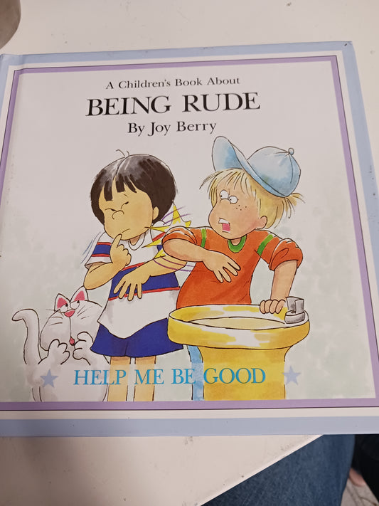 Joy Berry Being Rude book