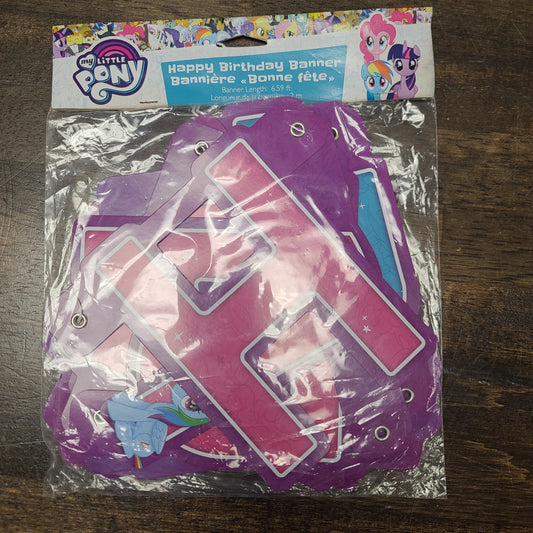 My Little Pony Birthday banner