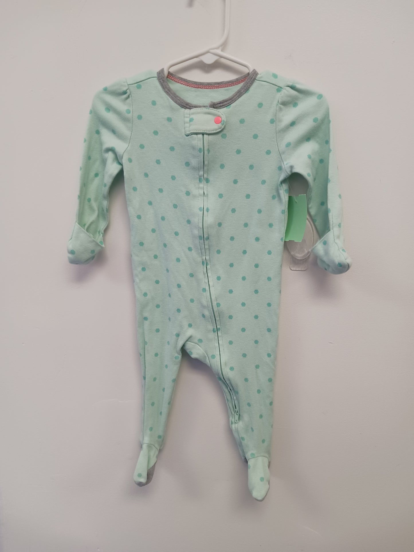 Green Cloud Island Poka Dot Sleeper, 3-6M G