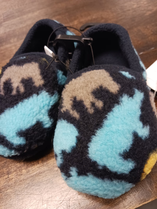 Black Animals Wonder Nation Slippers, 7 B