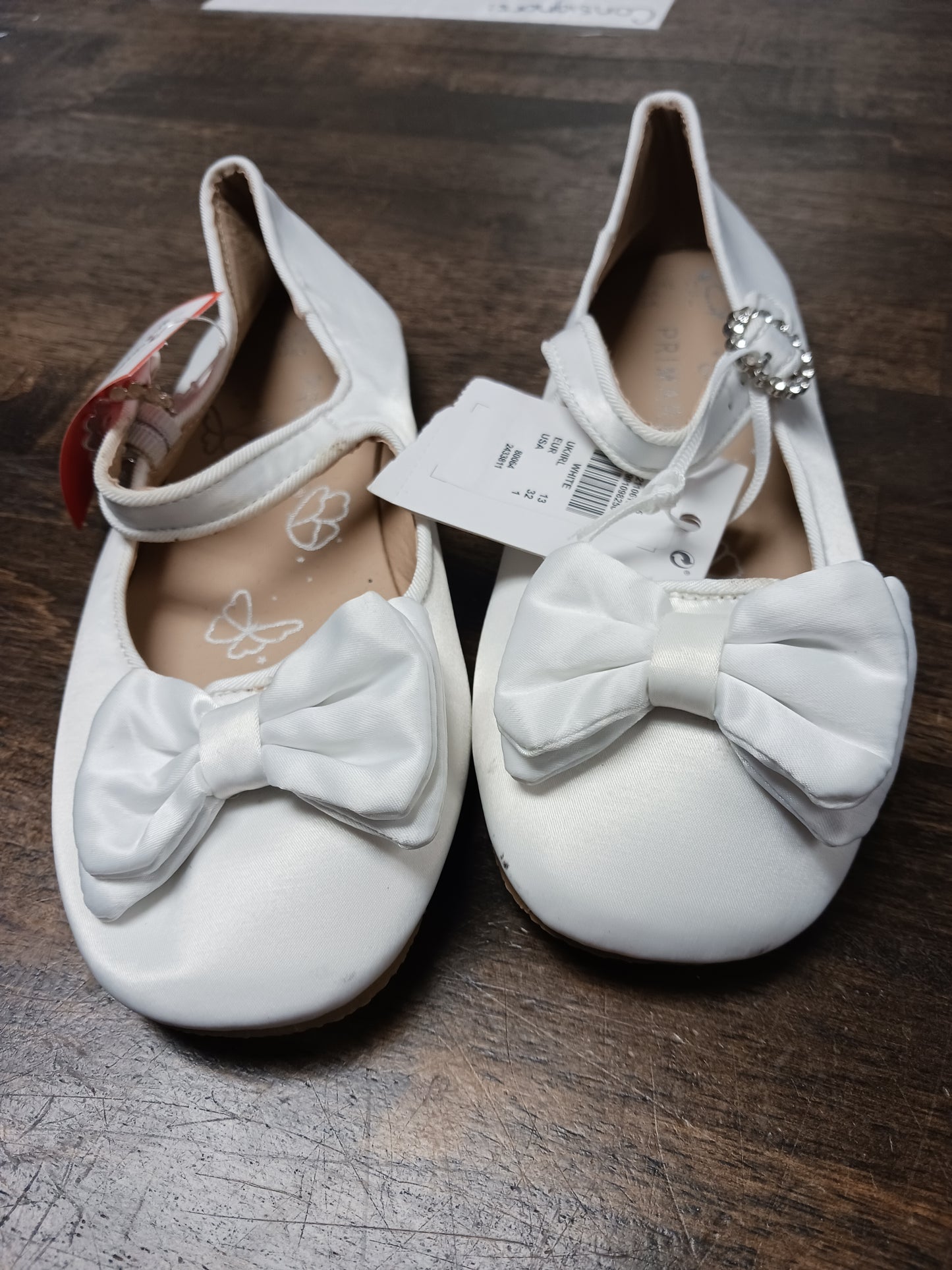 white Primark Bow Shoes, 1 G