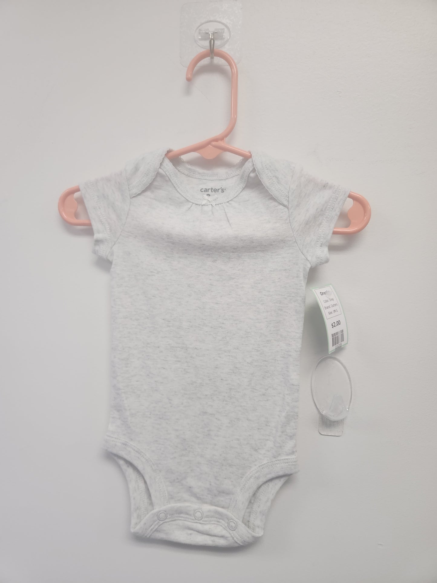 Grey Carters Onesie, 3M G