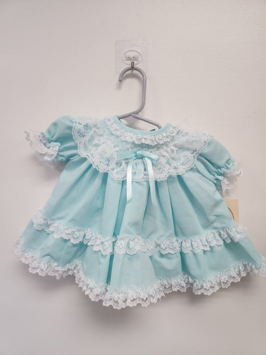 Blue/White Little Precious Dress, NB G