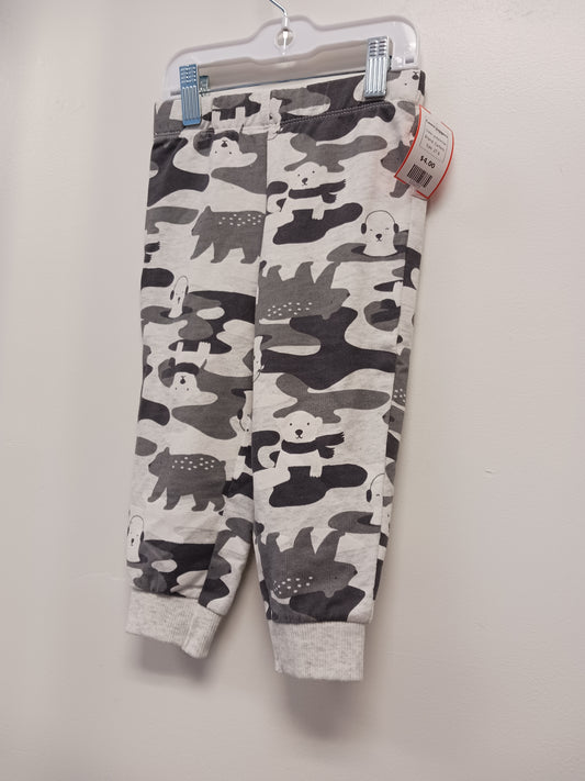 grey/white Carters Camo Joggers, 2T B