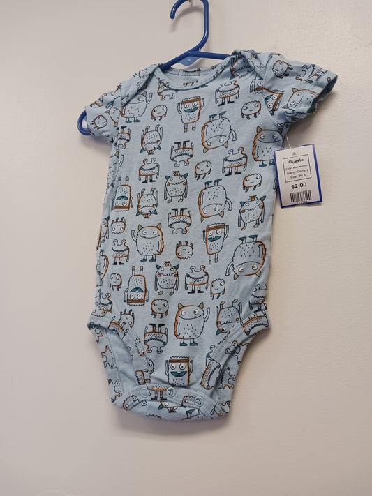 Blue Monster Carters Onesie, 9M B