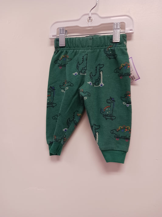 Green Dino Garanimals Pants, 3M B
