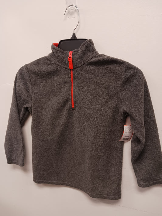 Grey/Orange Garanimals 1/4 Zip Jacket, 6 B