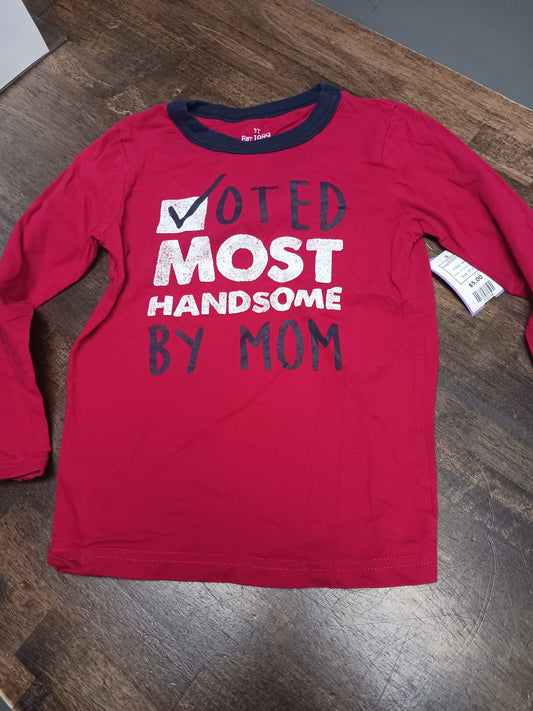 red Childrens Place Long Sleeve Tshirt, 5T B