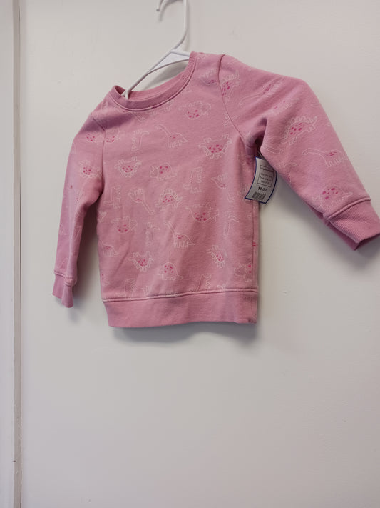 Pink Dino Cat & Jack Longsleeve Shirt, 3T G