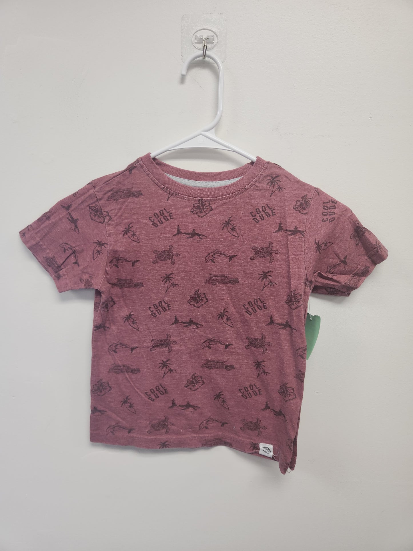 Red Free Planet Beach Tshirt, 5 B