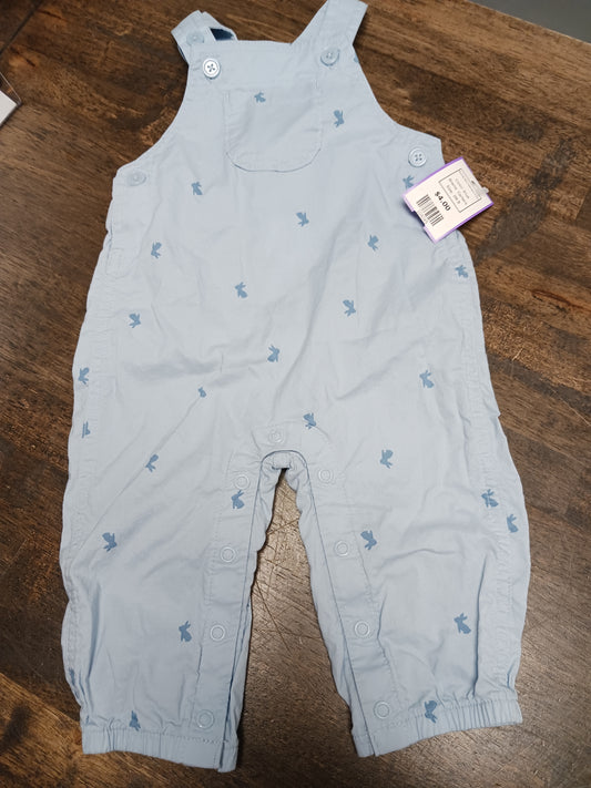 blue Carters Bunny Bib Overalls 3-6m, 3M B