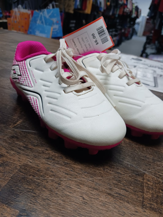 Pink/White Lotto Soccer Cleats, 11 G