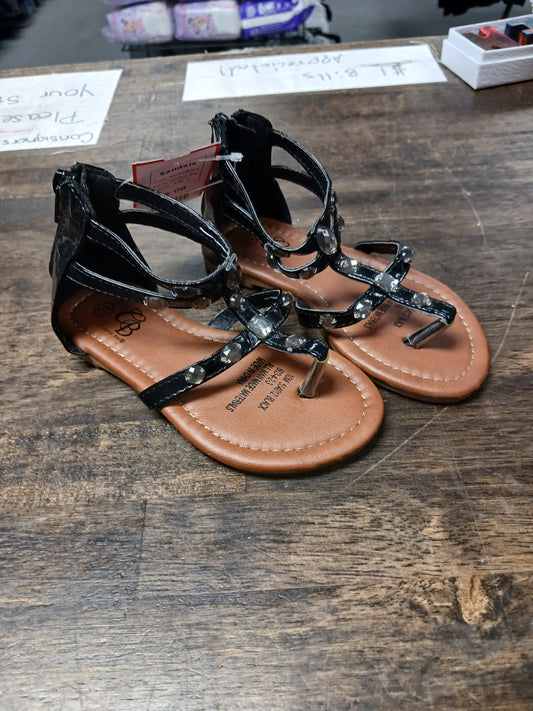 Brown/Black Carolina Boy Sandals, 10C G