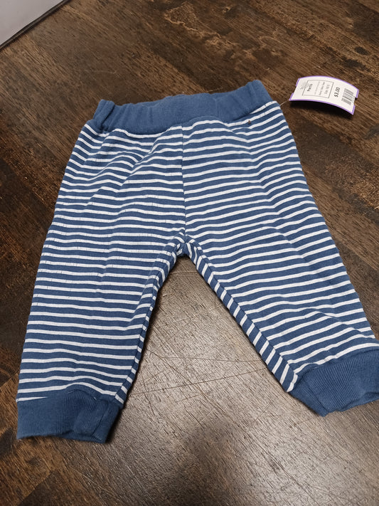 Blue/White Striped Baby Gear Pants, NB B