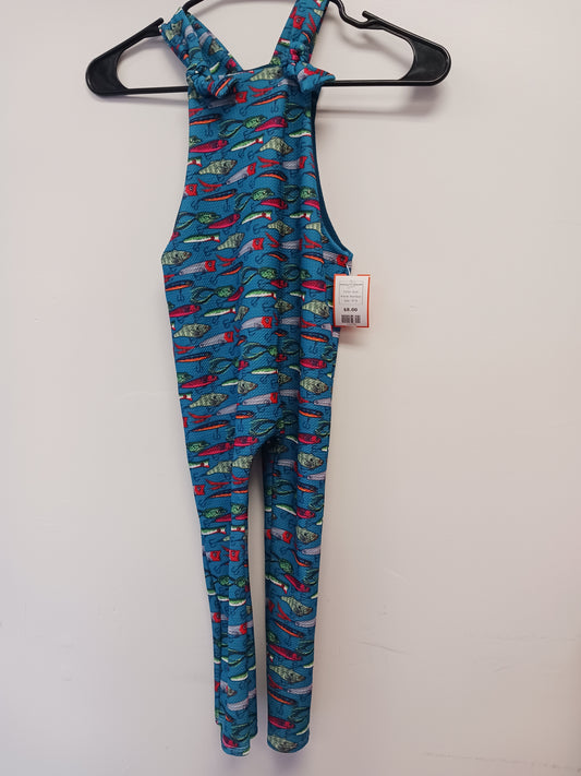 blue Boutique Fishing Bib Overalls, 3T B
