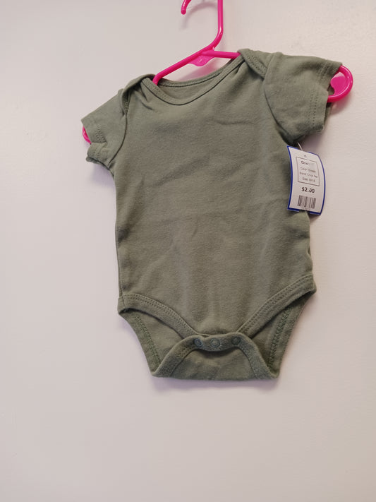 Green Chick Pea Onesie, 6M B
