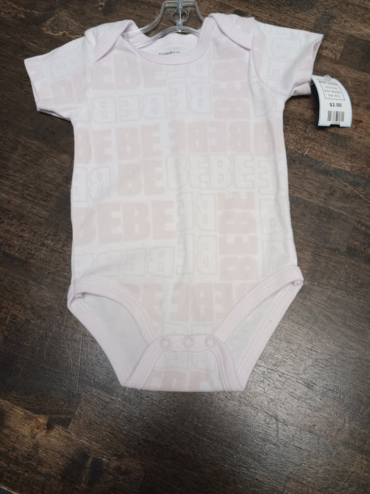 Pink Bebe Baby BEBE Onesie, 3M G