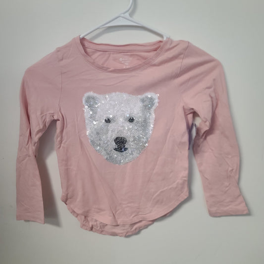 Pink Polar Bear Members Mark Longsleeve Shirt, 6 G