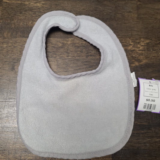 grey Luvable Friends Bib