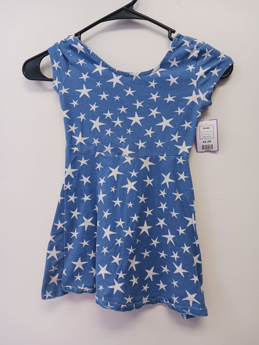 Blue/White Star Basic Editions Dress, 4T G