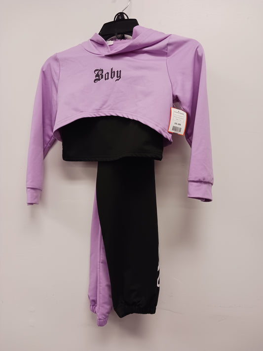 Purple/black Boutique 3 Piece Outfit, 7 G