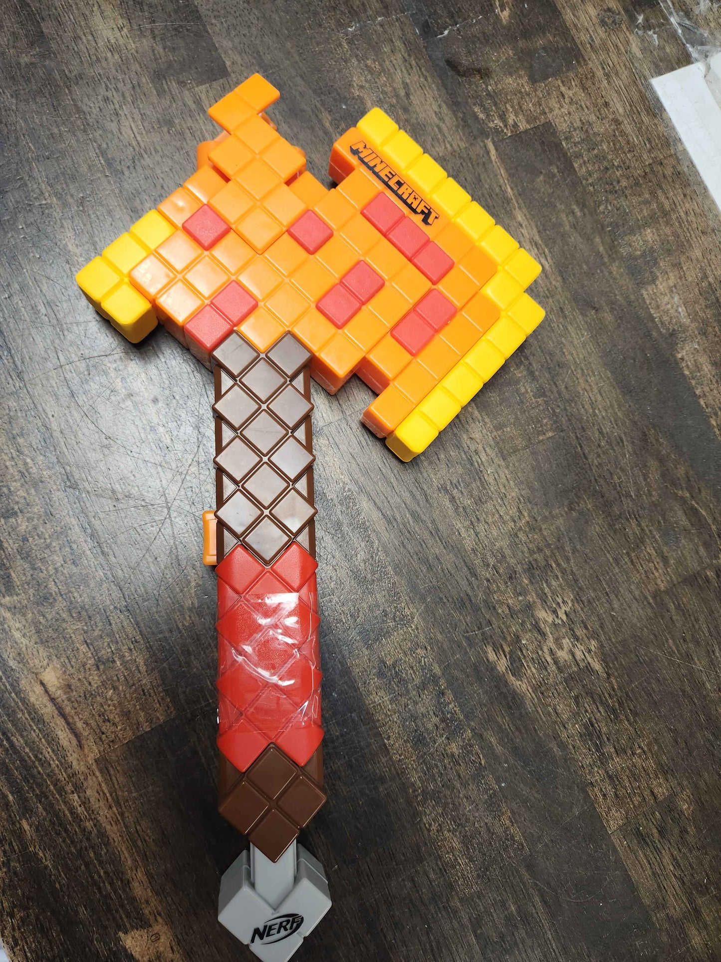 Orange/Red/Yellow/Brown Minecraft Nerf Gun