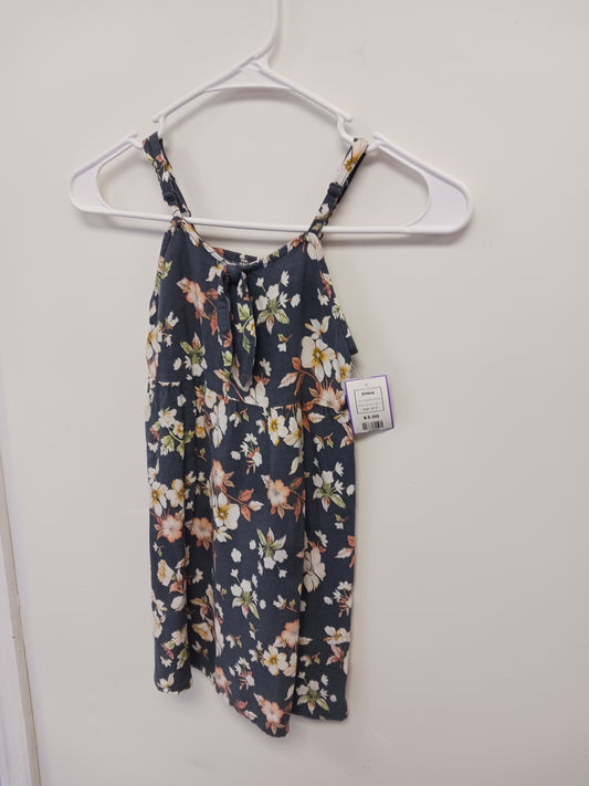 Grey/White Flower Wonder Nation Dress, 4T G
