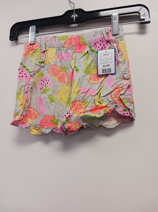 Grey/Colorful Fruit Garanimals Shorts, 5T G