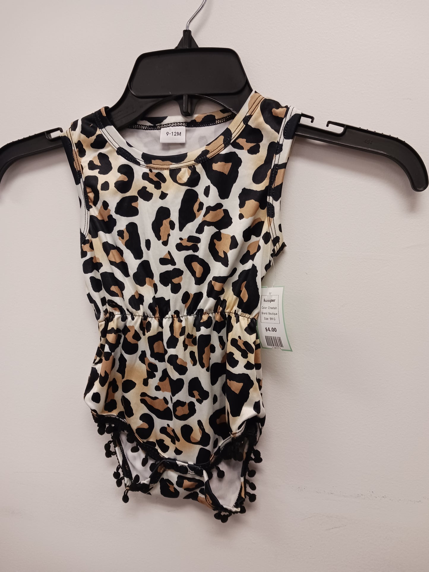 Cheetah Boutique Romper, 9M G