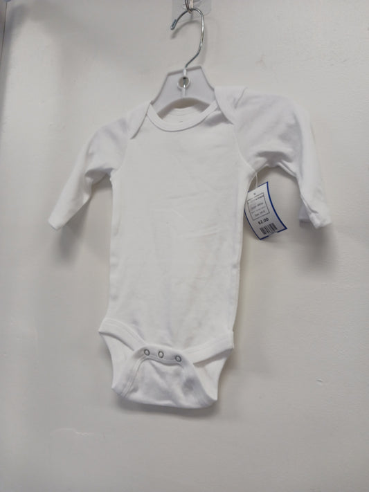 White Wonder Nation Longsleeve Onesie, 3M B