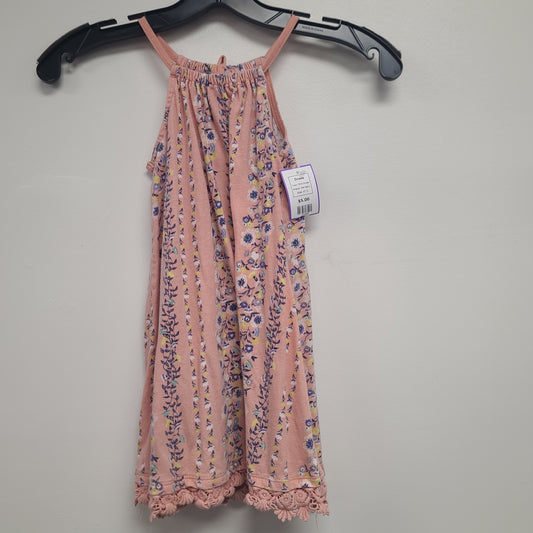 Pink Flower Old Navy Dress, 4T G