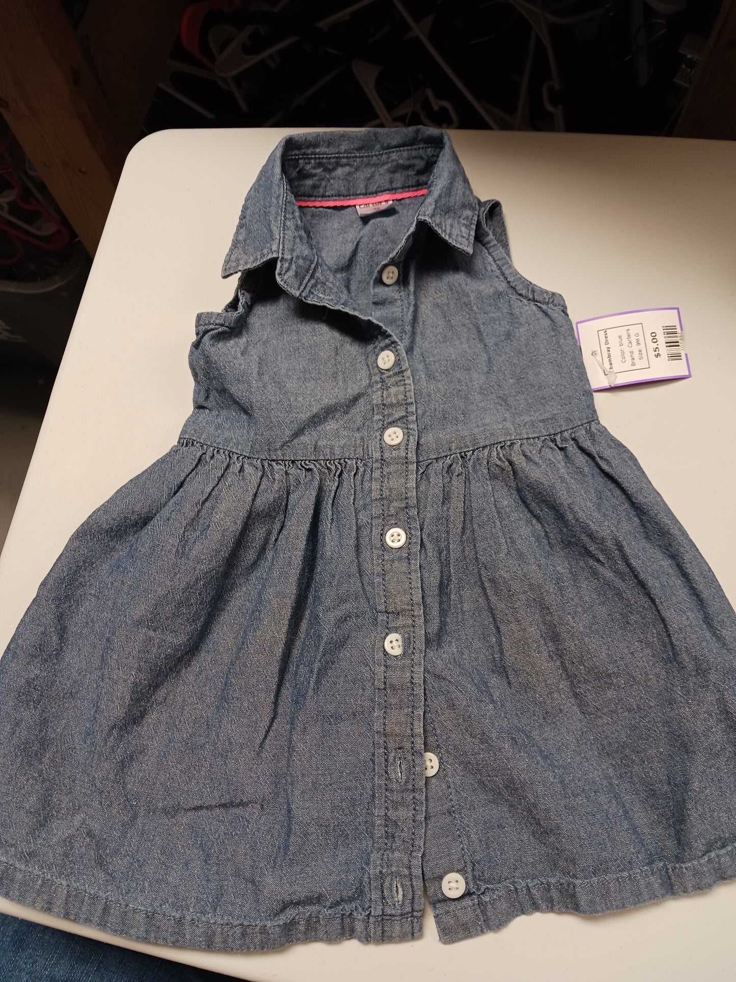 blue Carters Chambray Dress, 9M G