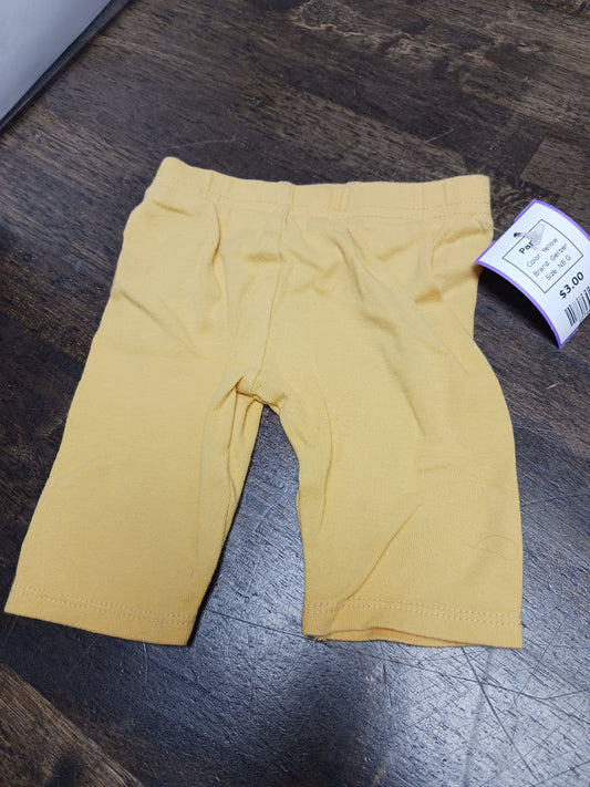 Yellow Gerber Pants, NB G