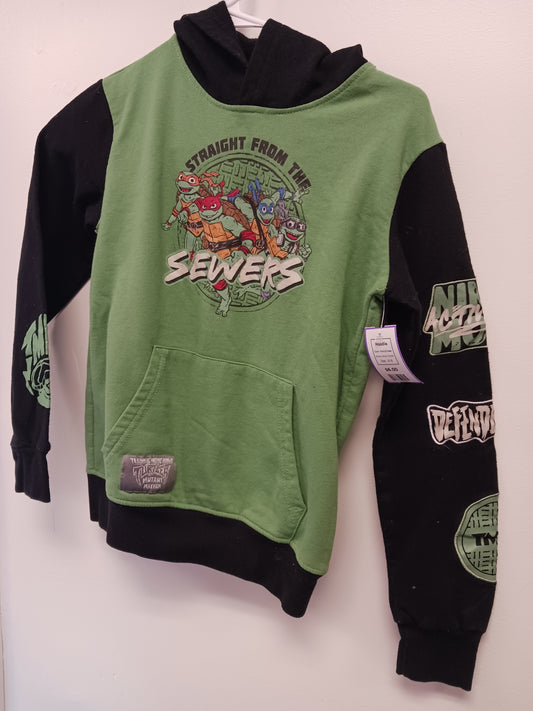 Black/Green Ninja Turtles Hoodie, 10 B