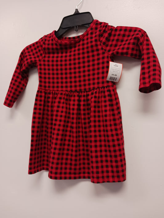 Red/Black Plaid Cat & Jack Dress, 3T G