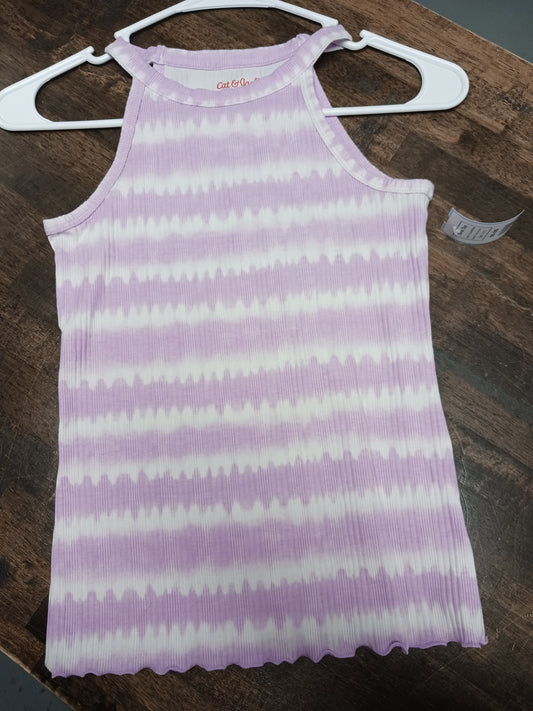 Purple/White Cat & Jack Tank Top, 10 G