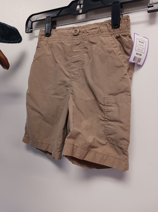 Tan Jumping Bean Shorts, 4T B