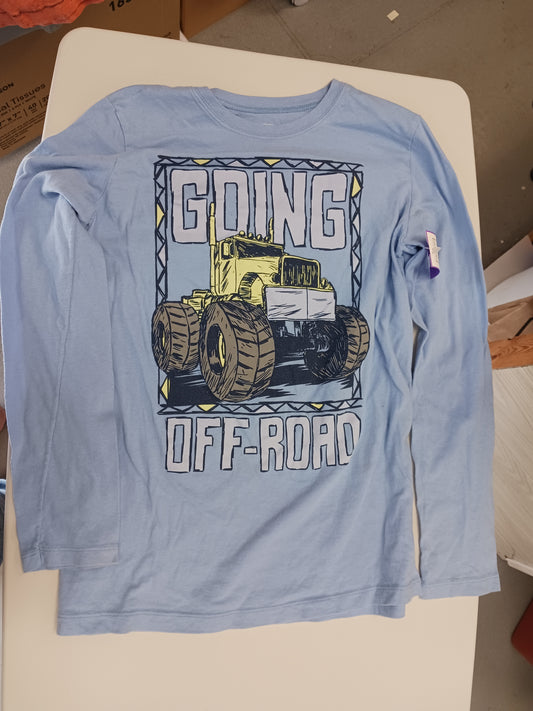 Blue Monster Truck OshKosh Longsleeve Shirt, 14 B
