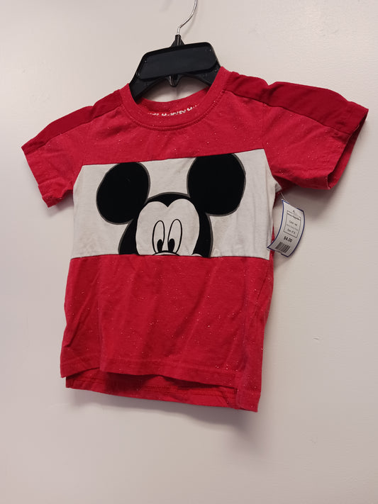 red Disney Mickey Mickey Mouse tshirt, 4T B