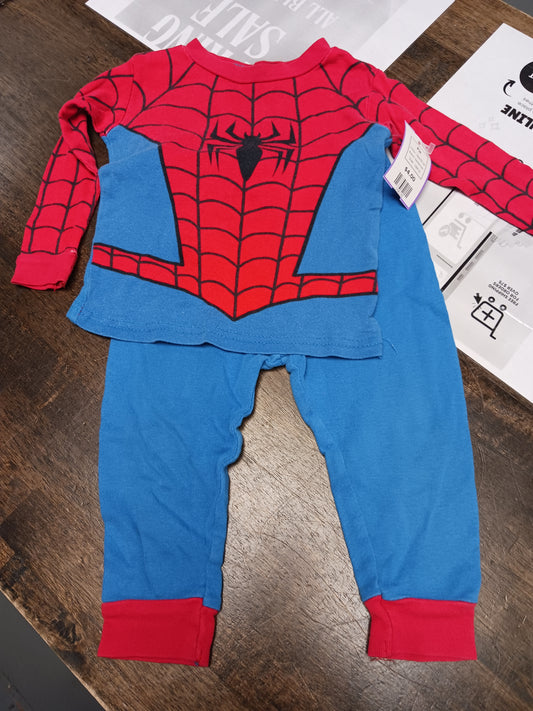 Red/Blue Spiderman Pjs, 18M B