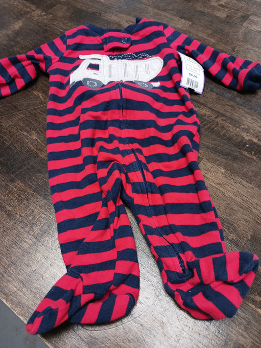 Navy/Red Construction Carters Sleeper, NB B