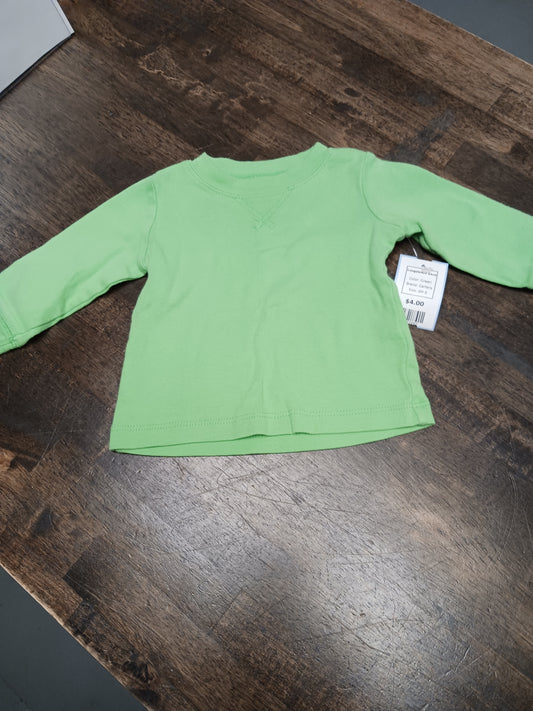 Green Carters Longsleeve Shirt, 6M B