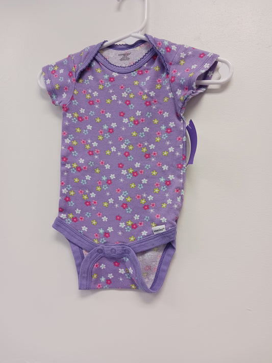 Purple Flower Onesies Onesie, 6M G
