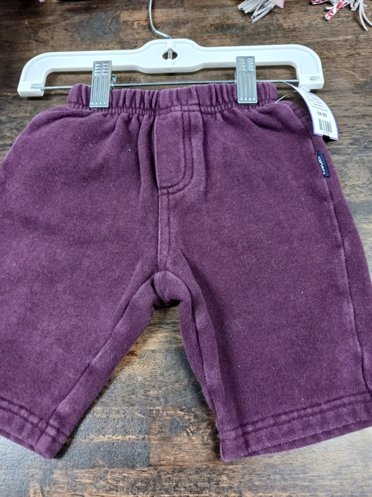 Burgandy Carters Pants, 6M B