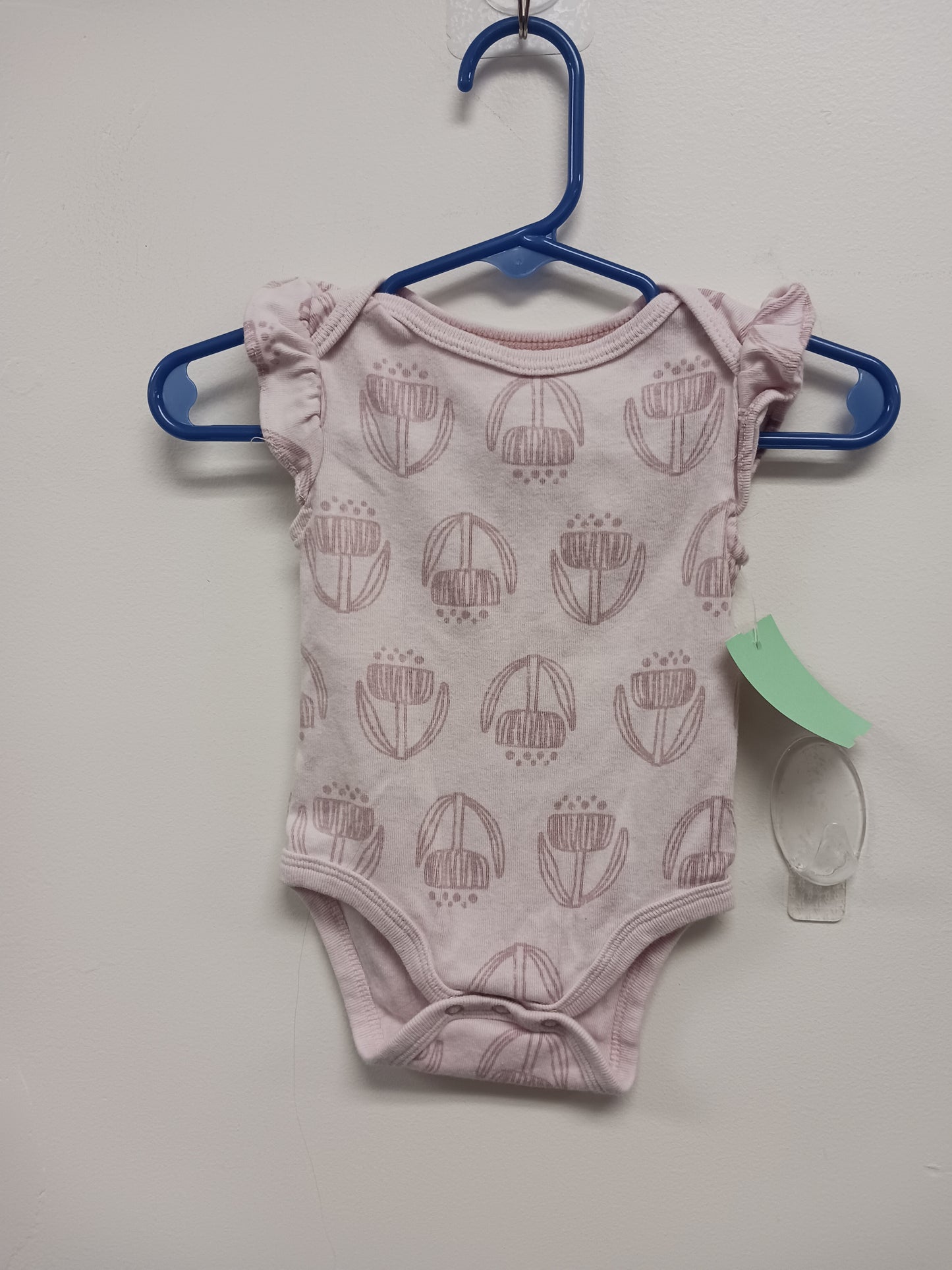 Pink Flower Cloud Island Onesie, NB G